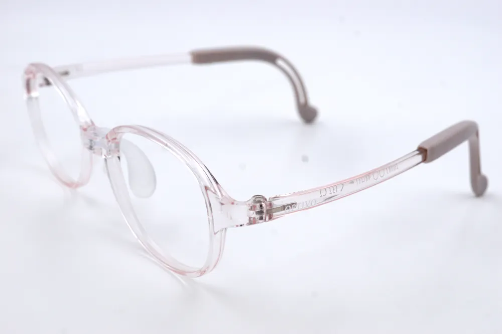 Optivo Orange Oval Full Rim Eyeglass