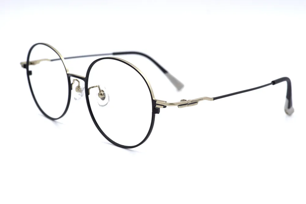 Regalis Black Round Full Rim Eyeglass