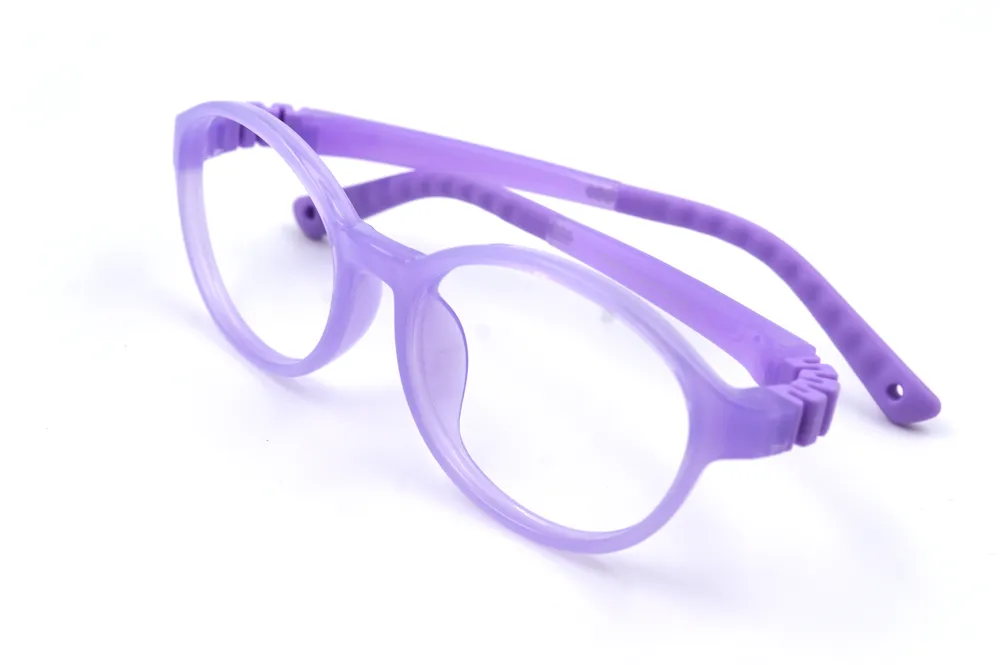 Regalis Purple Round Full Rim Clipon Eyeglass