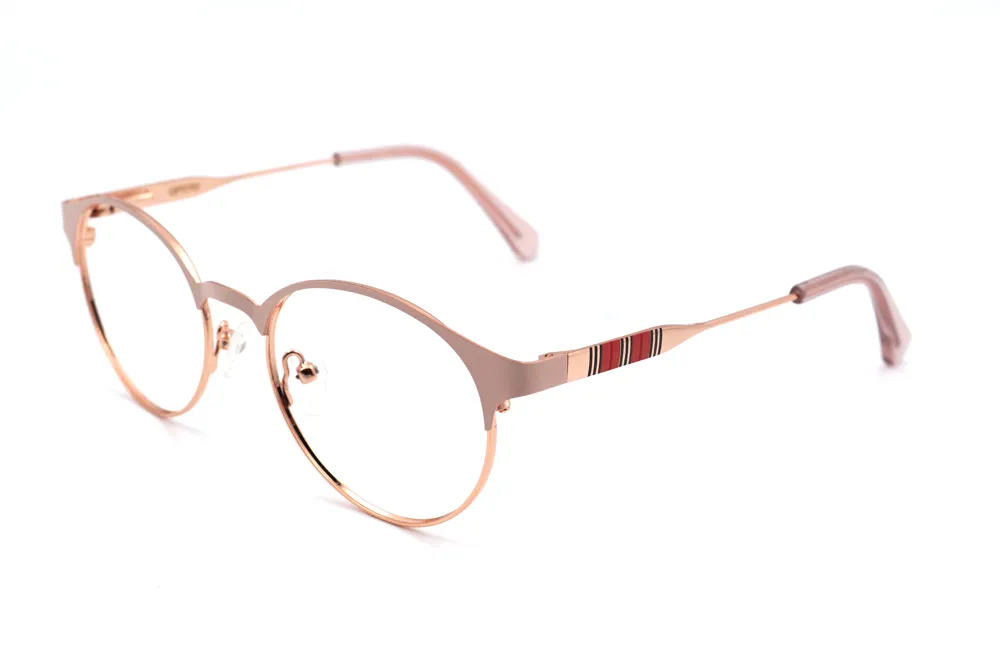 Optivo Pink Round Full Rim Eyeglass