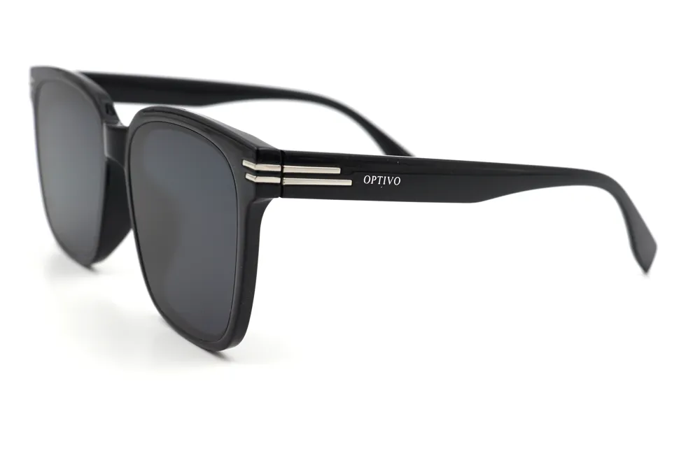 Optivo Black Square Polarized & UV Protection Sunglass