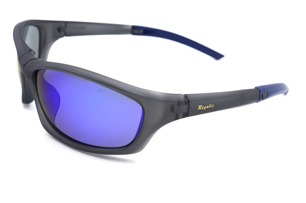 Regalis Black Rectangle Polarized & UV Protection Foldable Sunglass