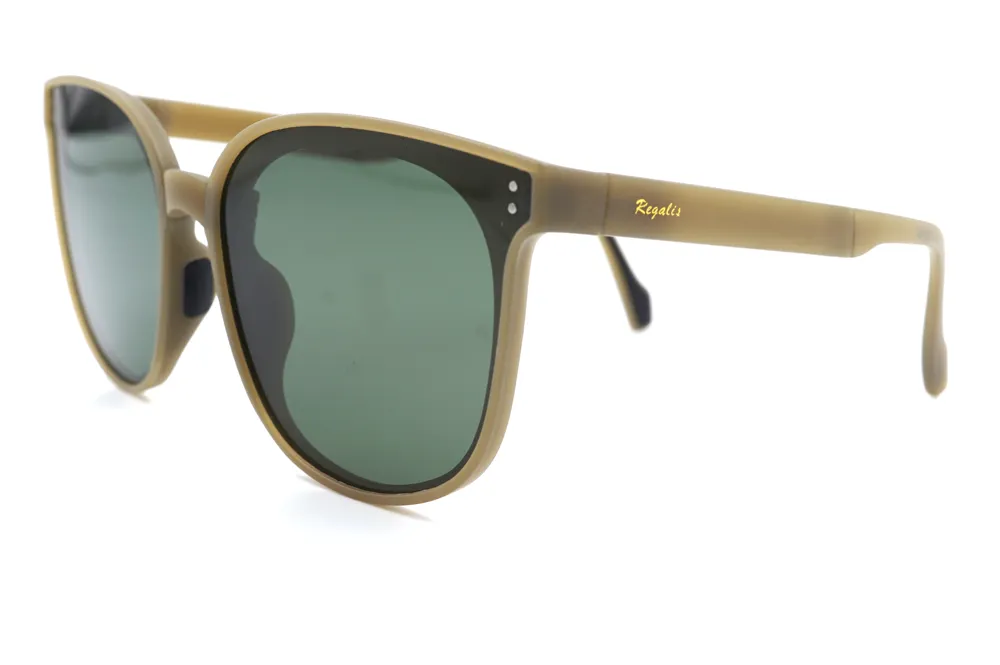 Regalis Grey Oval Polarized & UV Protection Foldable Sunglass