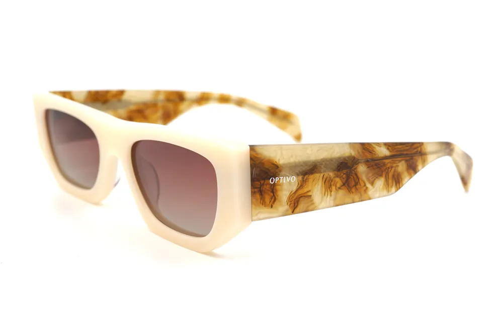 Regalis Havana Oval Polarized & UV Protection Sunglass