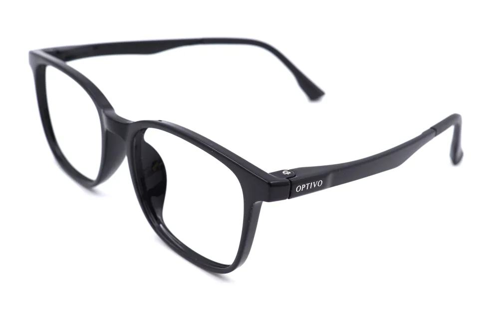 Optivo Black Square Full Rim Eyeglass