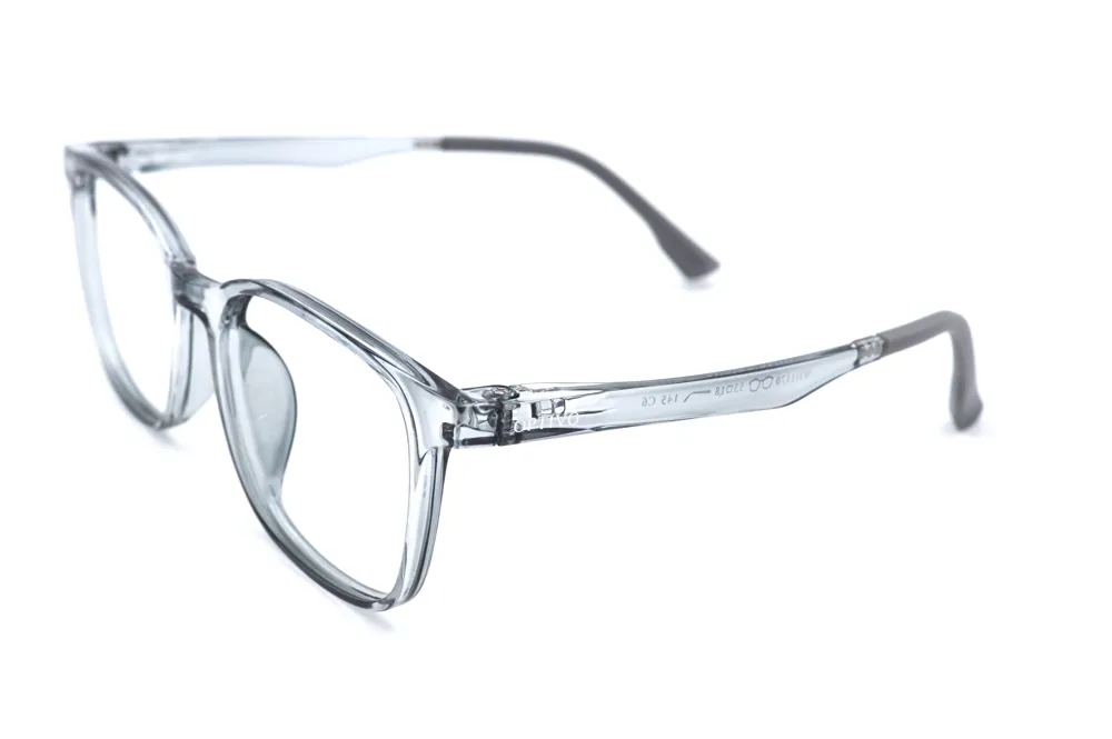 Optivo Grey Square Full Rim Eyeglass