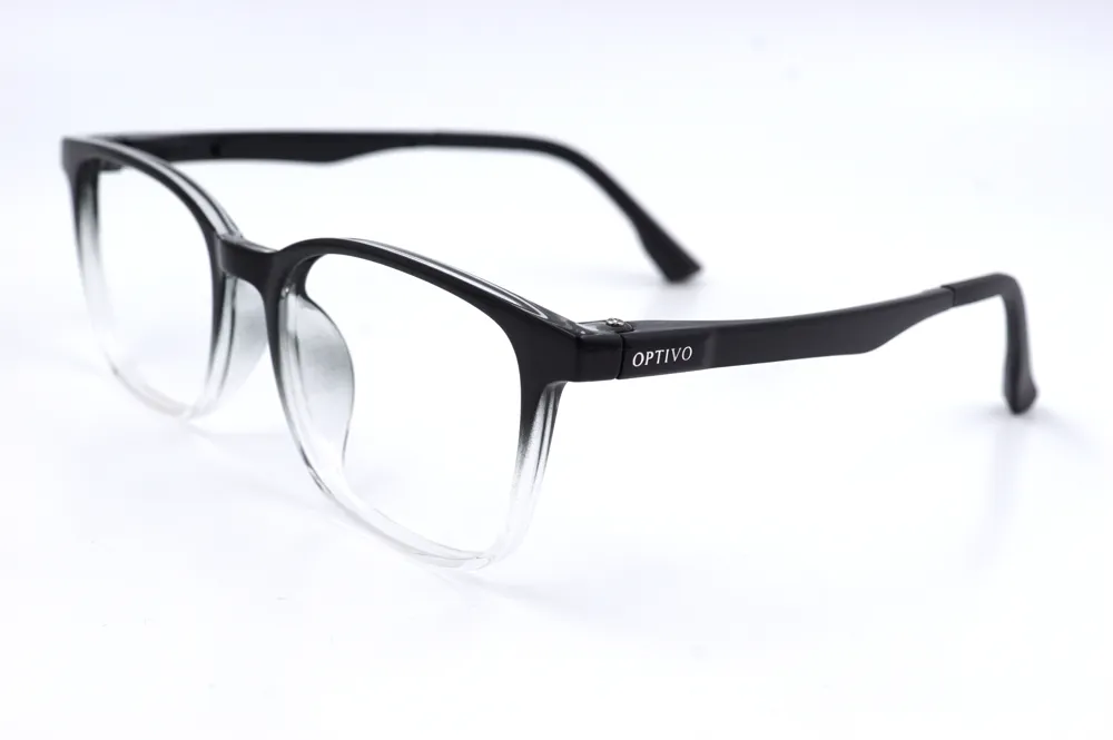 Optivo Black Square Full Rim Eyeglass