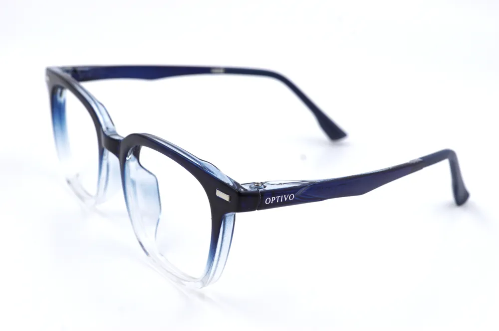 Optivo Black Square Full Rim Eyeglass